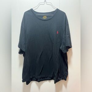 Polo Ralph Lauren Men's Short Sleve T-Shirt Black Size 2XB Big 2X Big Crew‎ Neck